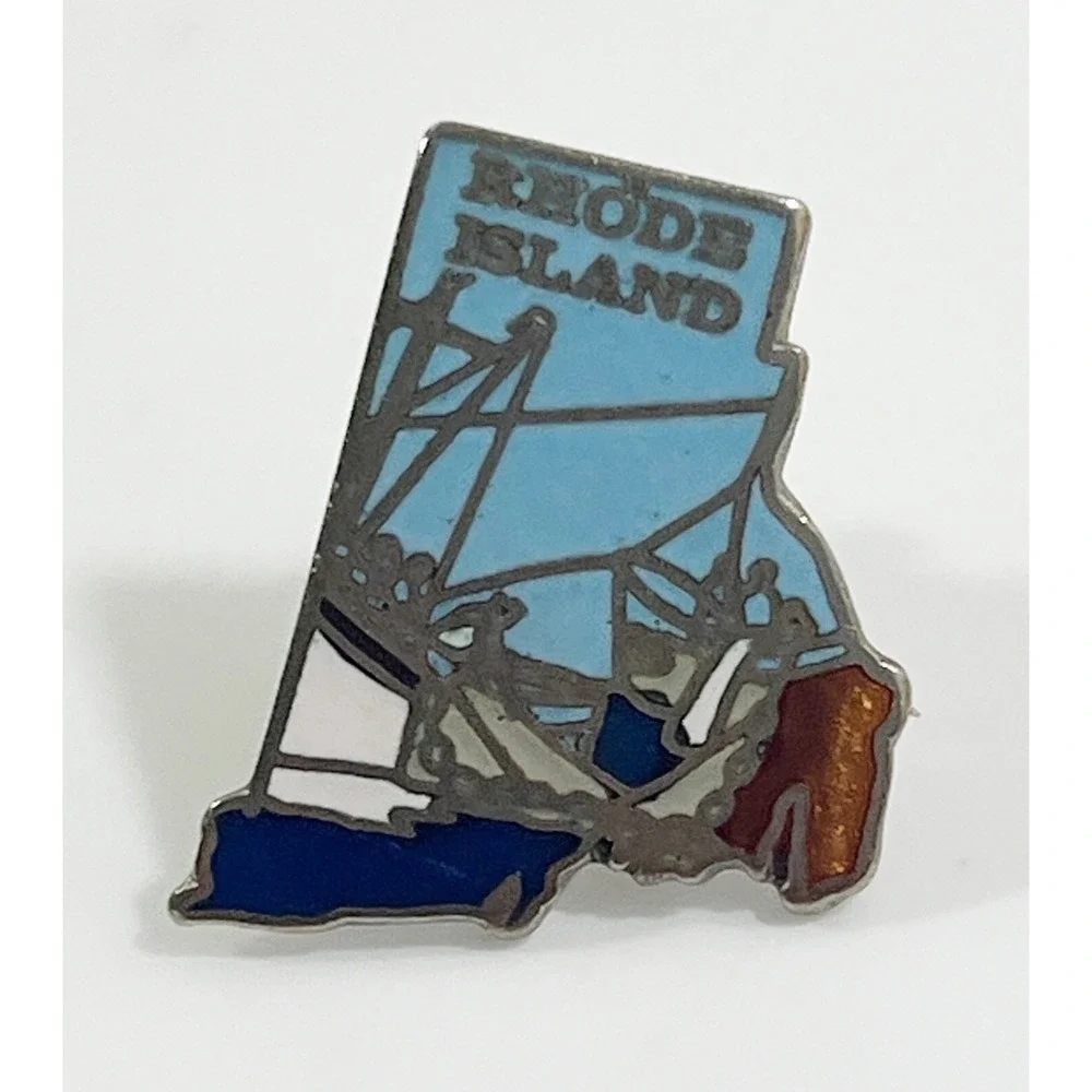 Rhode Island State‎ Hat Pin Pinback